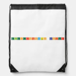 Electroforesis Capilar  Drawstring Backpack