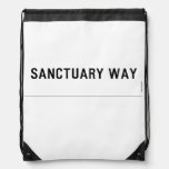 SANCTUARY WAY   Drawstring Backpack