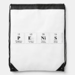 penis  Drawstring Backpack