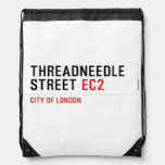 Threadneedle   street  Drawstring Backpack