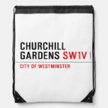 churchill gardens  Drawstring Backpack
