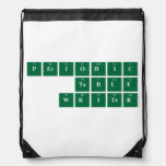 Periodic
 Table
 Writer  Drawstring Backpack