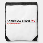 Cambridge Circus  Drawstring Backpack