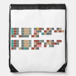 Never gonna give you up
 Never gonna let you down
 Never gonna run around 
 and desert you
 
 Never gonna make you cry
 Never gonna say goodbye
 Never gonna tell a lie
 and hurt you  Drawstring Backpack