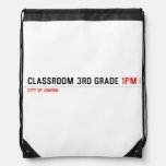 Classroom 3rd grade  Drawstring Backpack