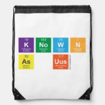 known 
 as UUs  Drawstring Backpack