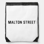 Malton Street  Drawstring Backpack