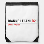 dianne lejani  Drawstring Backpack