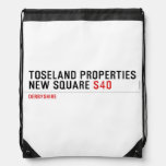 Toseland Properties New Square  Drawstring Backpack
