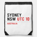 Sydney NSW  Drawstring Backpack