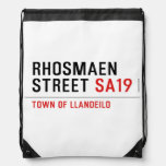Rhosmaen Street  Drawstring Backpack