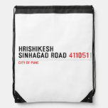 HrishiKesh Sinhagad Road  Drawstring Backpack