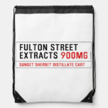 Fulton street Extracts  Drawstring Backpack