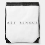 Mrs Raspberry  Drawstring Backpack