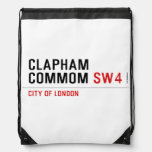 Clapham Commom  Drawstring Backpack