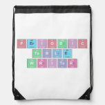 Periodic
 Table
 Writer  Drawstring Backpack