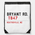 BRYANT RD.   Drawstring Backpack