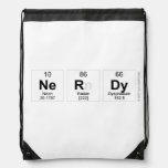 Nerdy  Drawstring Backpack