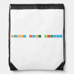 Happy First Birthday
   Drawstring Backpack