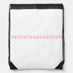 periodictablewriter  Drawstring Backpack