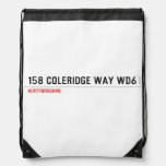 158 Coleridge Way  Drawstring Backpack