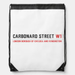 Carbonaro street  Drawstring Backpack