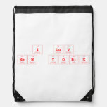 I luv
 New york  Drawstring Backpack