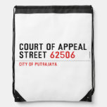 COURT OF APPEAL STREET  Drawstring Backpack