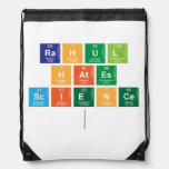rahul 
 hates 
 science
   Drawstring Backpack