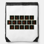 Happy
 Birthday
 Allison  Drawstring Backpack