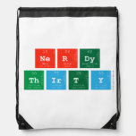 Nerdy
 Thirty  Drawstring Backpack