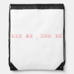 Evin hoca  ile fen 
   Drawstring Backpack