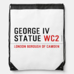 george iv statue  Drawstring Backpack
