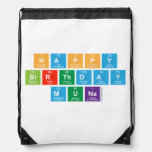 Happy
 Birthday
 Muna  Drawstring Backpack