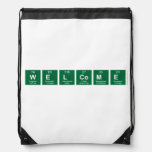 WELCOME  Drawstring Backpack