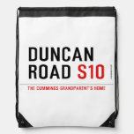 Duncan Road  Drawstring Backpack