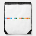 Feria de Ciencias  Drawstring Backpack
