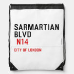 sarmartian blvd   Drawstring Backpack