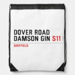 Dover Road  Damson Gin  Drawstring Backpack