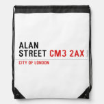 Alan  Street  Drawstring Backpack