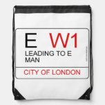 E   Drawstring Backpack
