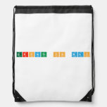 Growth On MAP  Drawstring Backpack