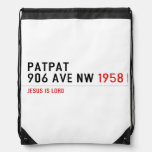 Patpat 906 ave nw  Drawstring Backpack