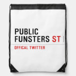public funsters  Drawstring Backpack