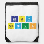 baby
 genius  Drawstring Backpack