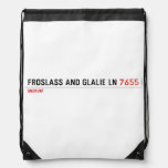 Froslass and glalie ln  Drawstring Backpack