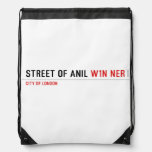 Street of anil  Drawstring Backpack