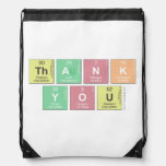 Thank 
 You  Drawstring Backpack