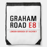 graham road  Drawstring Backpack