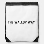 The Wallop Way  Drawstring Backpack